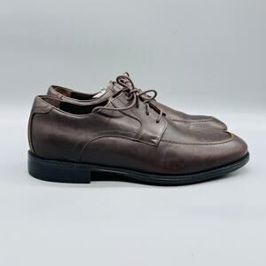 Johnston & Murphy Shoes Mens 8.5 Brown Leather XC4 Waterproof Oxford Dress